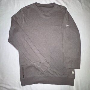 Vuori Beige Longsleeve Pocket Tee